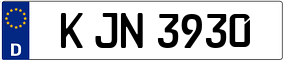 Truck License Plate